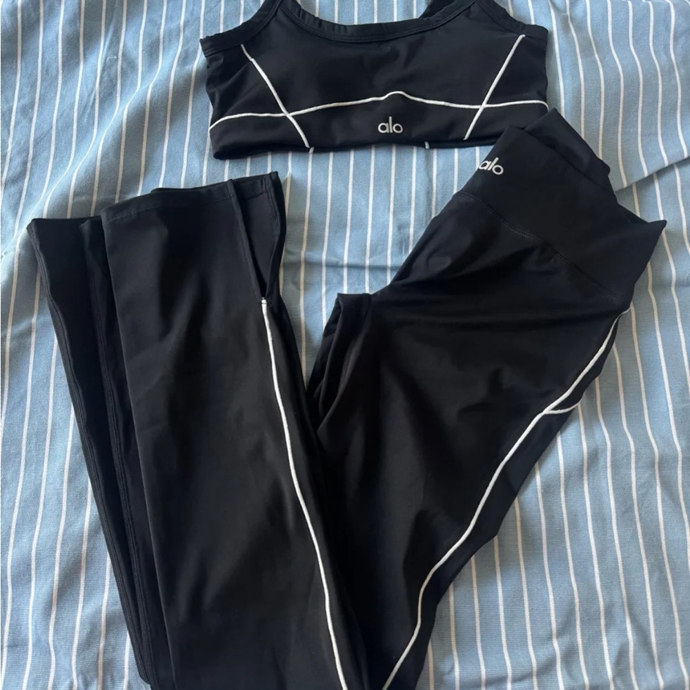 Alo Black Activewear Set